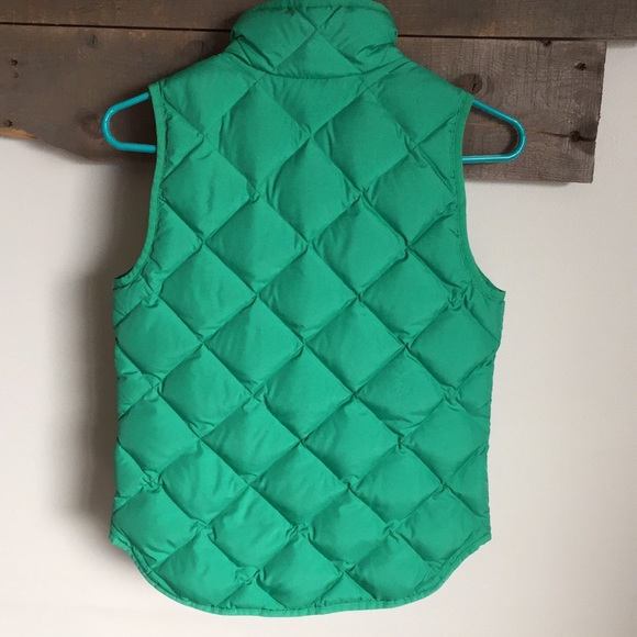 J.Crew green puffer vest - Picture 4 of 5